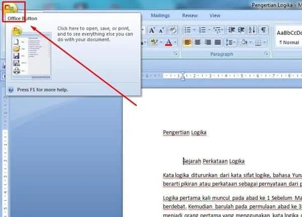 word for mac double blue lines